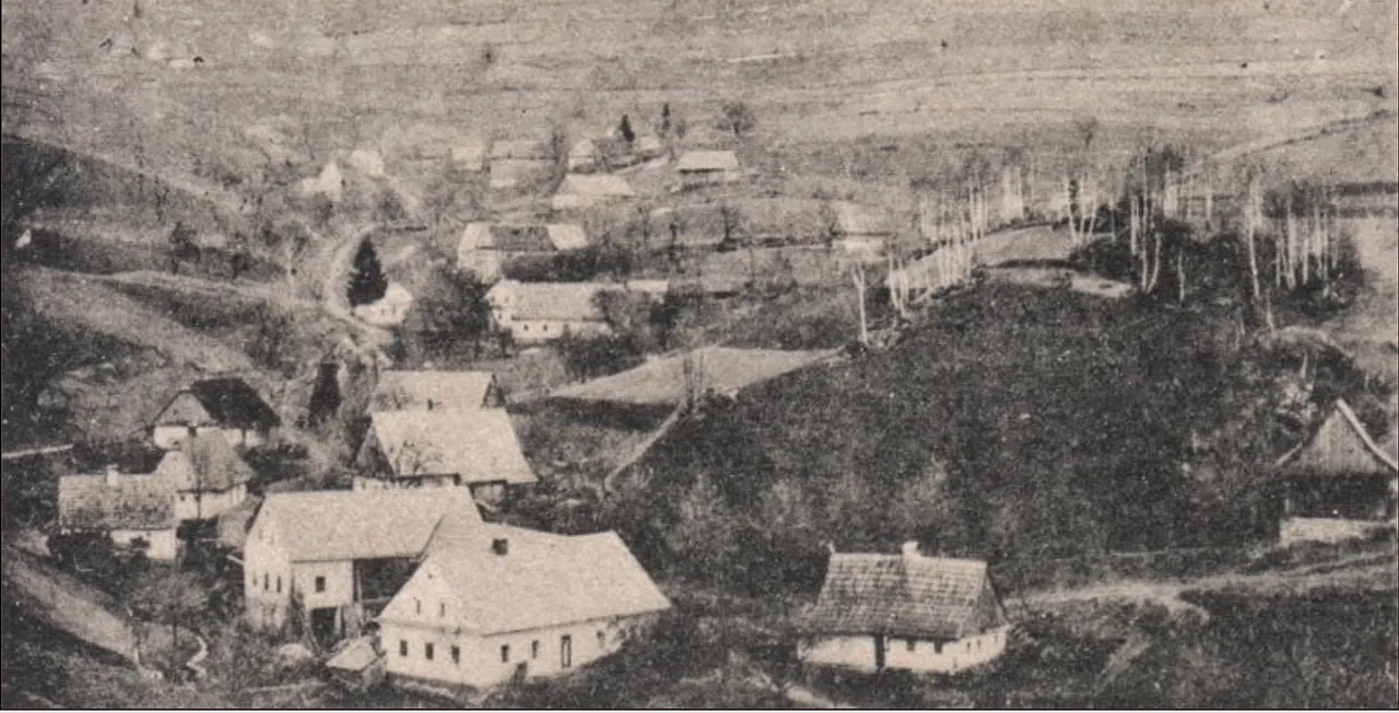 Historické foto osady Elba